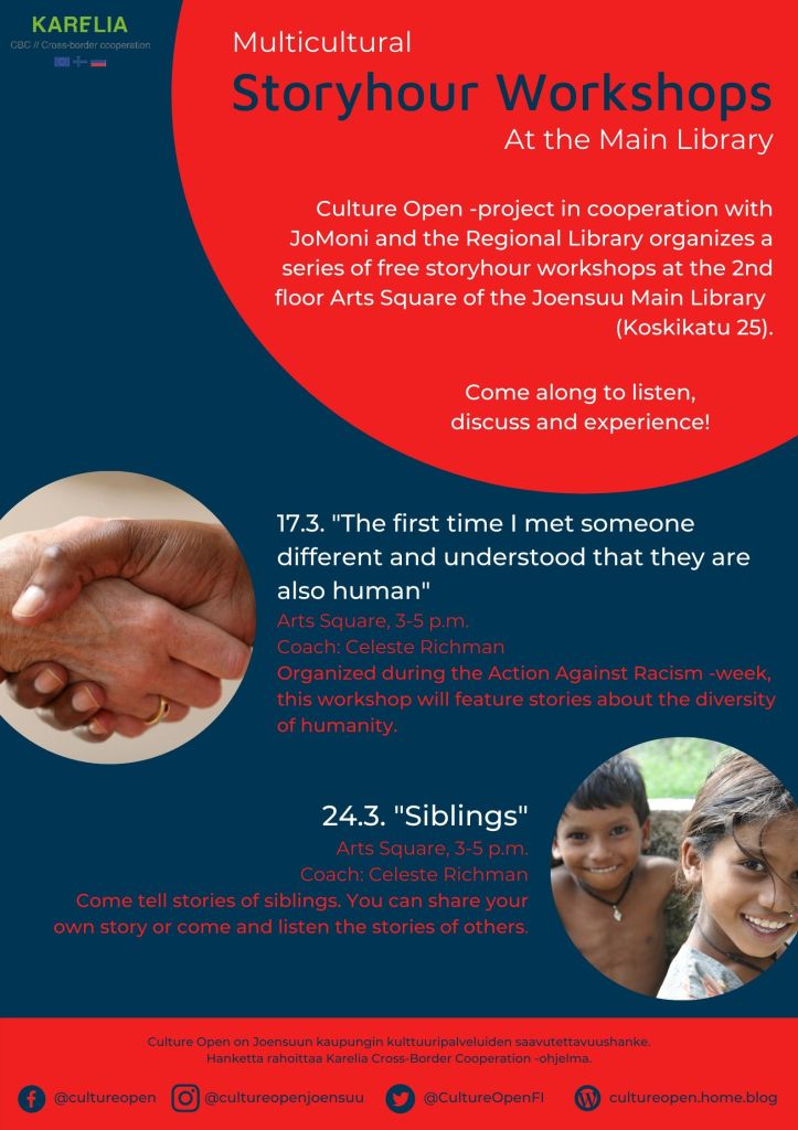 Red and blue workshop poster with the same information as the text above.